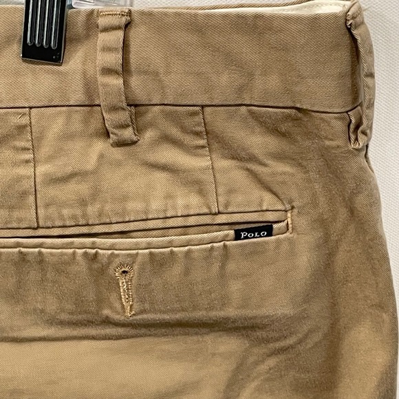 Polo Ralph Lauren Stretch Classic Fit Chino‎ Pants Khaki Mens 36x30 - Picture 5 of 8
